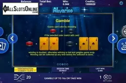 Gamble. Akvarico from DLV
