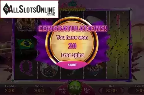 Free Spins Win. Alegoria from Ipanema Gaming