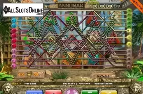 Screen4. Annunaki from Portomaso Gaming