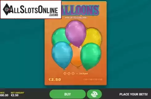 Reel Screen. Balloons from Hacksaw Gaming