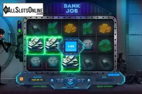 Win screen 2. Bank Job from Smartsoft Gaming