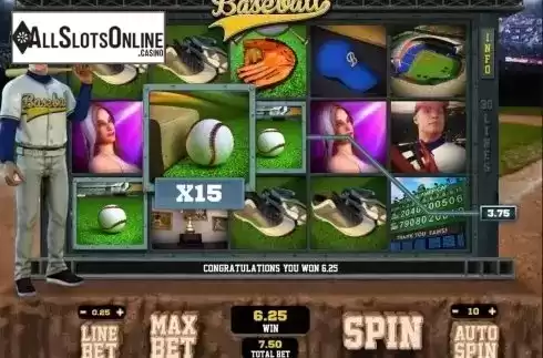 Screen 4. Baseball from GamePlay
