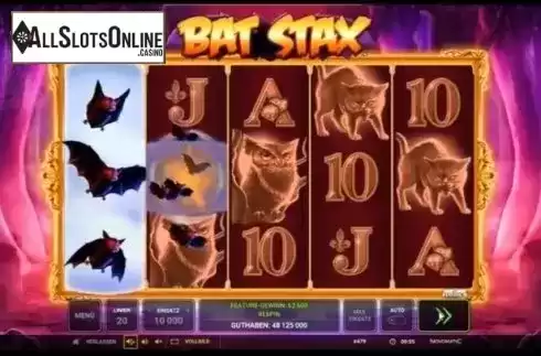 Bats Feature. Bat Stax from Greentube