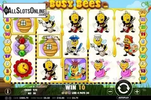 Win Screen . Bee Land from Pragmatic Play