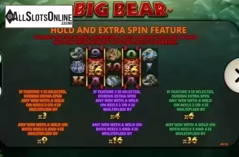 Extra Spins. Big Bear from Playtech