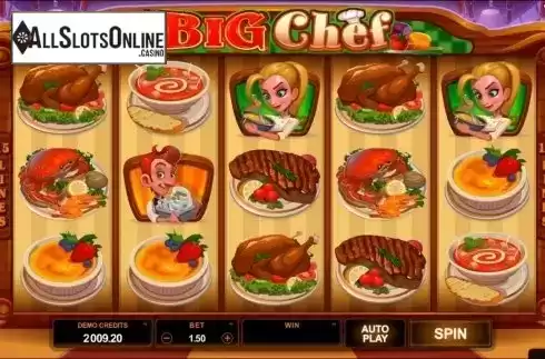 Screen7. Big Chef from Microgaming