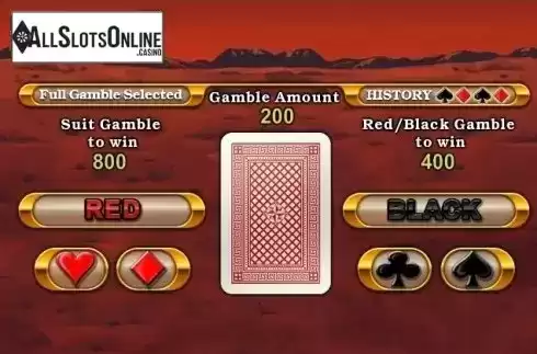 Bonus Game screen. Big Red (Aristocrat) from Aristocrat
