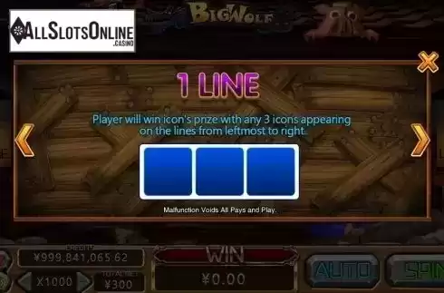 Line. Big Wolf from CQ9Gaming