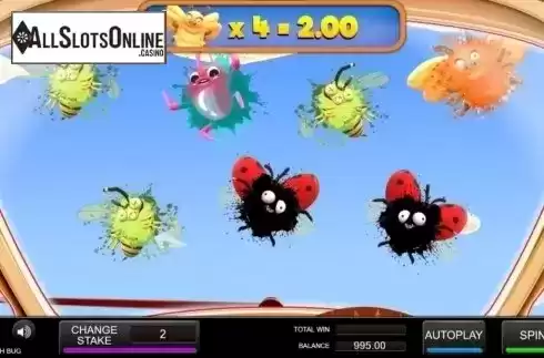 Win Screen. Cash Bug from Inspired Gaming