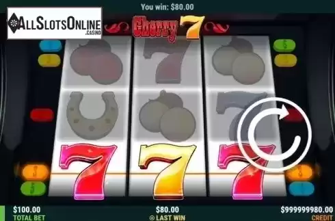 Win Screen. Cherry 7 from Slot Factory