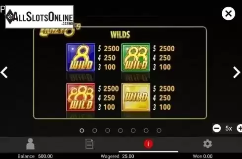 Wilds. Crazy 8's from TOP TREND GAMING