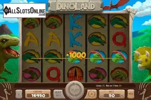 Win Screen 2. Dinoland from X Card