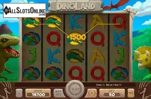 Win Screen 3. Dinoland from X Card