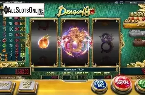 Win Screen 3. Dragon 8 from SimplePlay