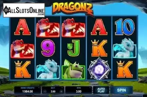 Win. Dragonz from Microgaming