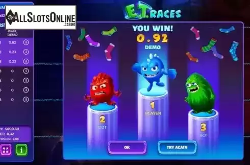 Win2. E.T. Races from Evoplay Entertainment