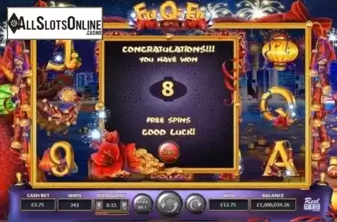 Free Spins 1. FU QI ER from ReelNRG