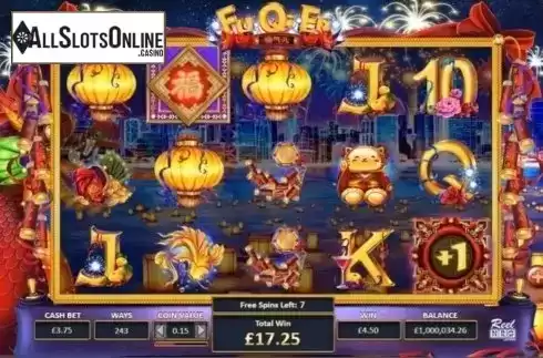 Free Spins 2. FU QI ER from ReelNRG