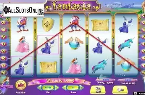 Screen 1. Fantasia from NeoGames