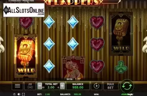 Win Screen 1. Flappers from StakeLogic