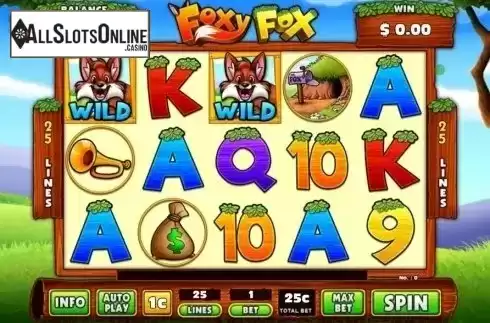 Game Screen. Foxy Fox from GMW