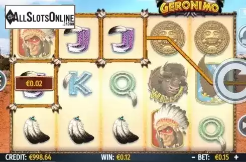 Win screen 2. Geronimo from Octavian Gaming