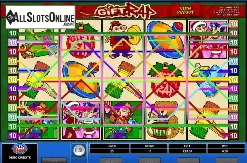 Screen5. Gift Rap from Microgaming