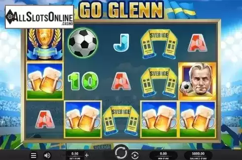 Reels screen. Go Glenn from Relax Gaming