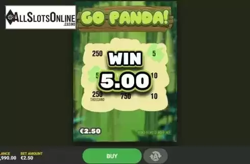 Game Screen 4. Go Panda from Hacksaw Gaming