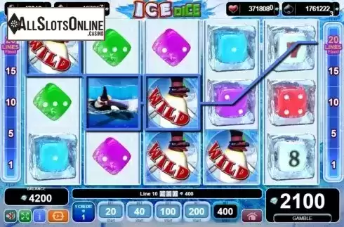 Win Screen 3. Ice Dice from EGT