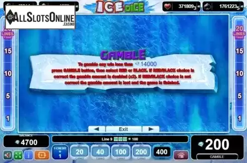 Features 2. Ice Dice from EGT
