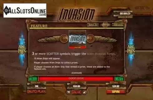 Scatter 1. Invasion from RTG