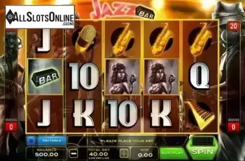 Reel Screen. Jazz Bar from Xplosive Slots Group