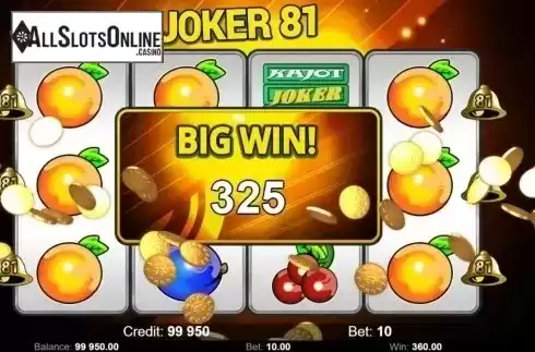 Big Win. Joker 81 from KAJOT