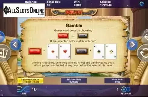 Gamble. King Tut from DLV