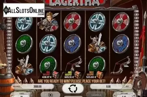 Reel screen. Lagertha from Fugaso