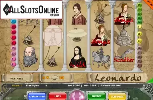Screen2. Leonardo from Portomaso Gaming