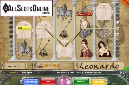 Screen3. Leonardo from Portomaso Gaming