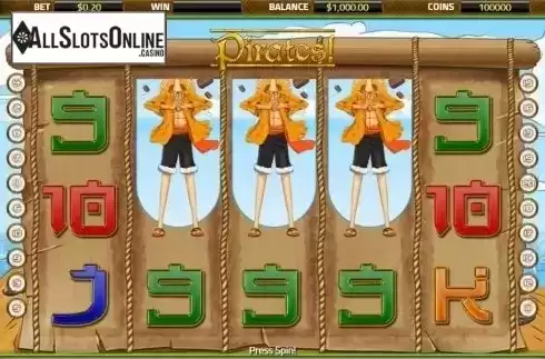 Reel Screen. Pirates (XIN Gaming) from XIN Gaming