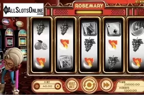 Win screen. Rosemary from Spinmatic