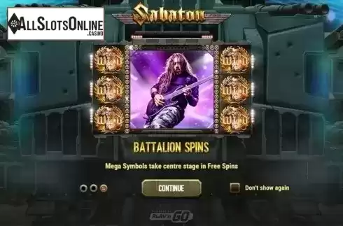 Intro 3. Sabaton from Play'n Go