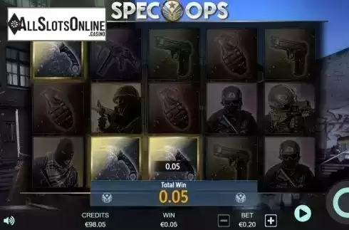 Win screen 1. Spec-Ops from Cubeia