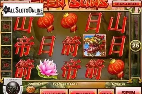 Screen 2. Ten Suns from Rival Gaming
