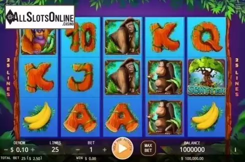 Reel Screen. The Apes from KA Gaming