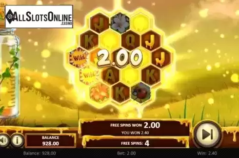 Free Spins 1. The Hive from Betsoft