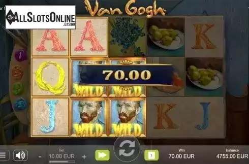 Wild win screen 2. Van Gogh from Sthlm Gaming