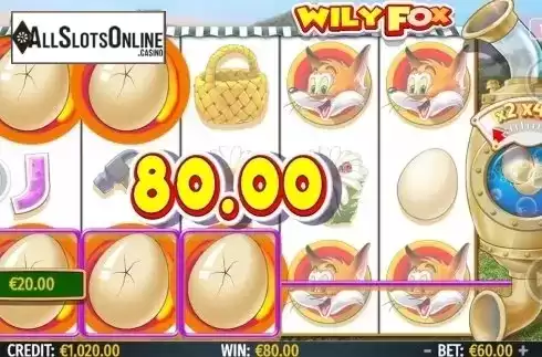 Win screen. Wily Fox from Octavian Gaming