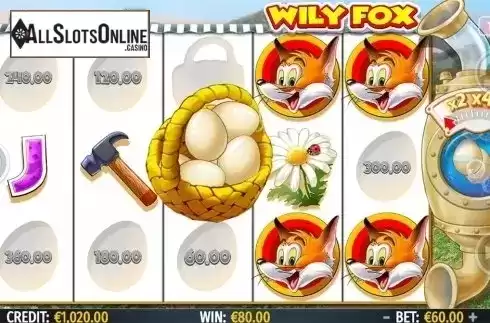 Game workflow screen. Wily Fox from Octavian Gaming