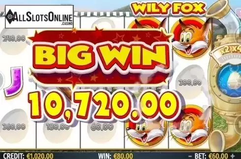 Big win. Wily Fox from Octavian Gaming