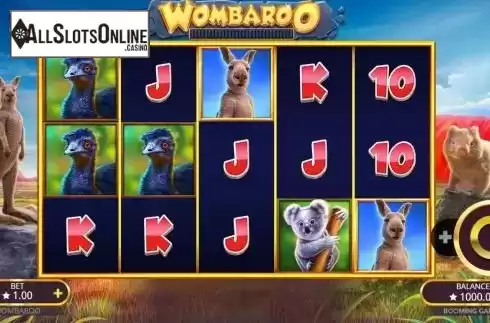 Reel Screen. Wombaroo from Booming Games